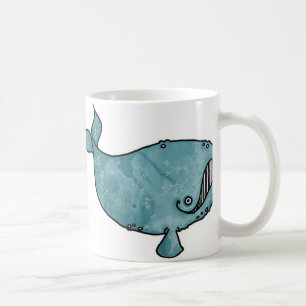 love whale plain mug
