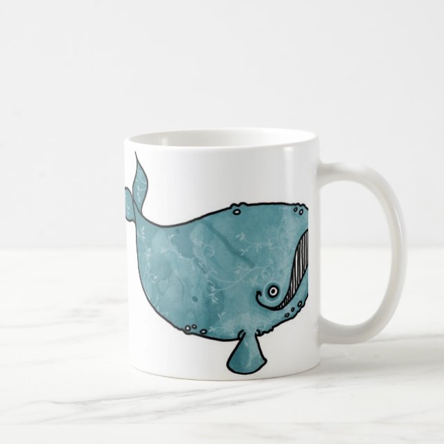 love whale plain mug (Right)