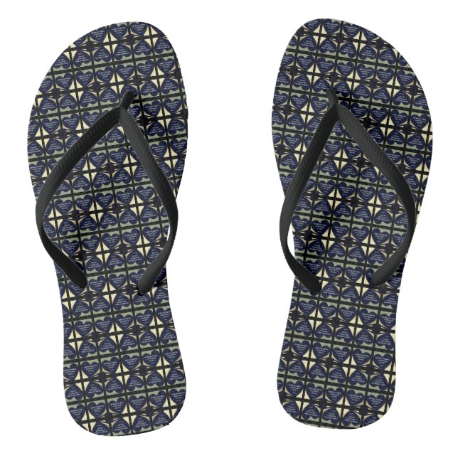 LOVE What You're Doing Flip Flops - Aiela Akoo (Footbed)