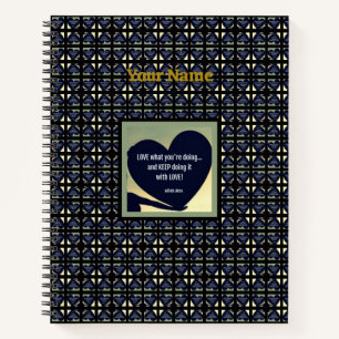 LOVE What You're Doing Notebook by Adiela Akoo