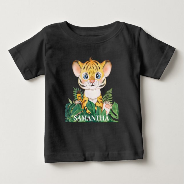 love Wildlife Tiger  Baby T-Shirt (Front)
