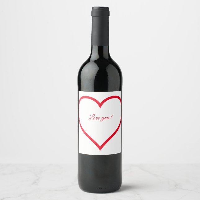 Love Wine Label (Front)