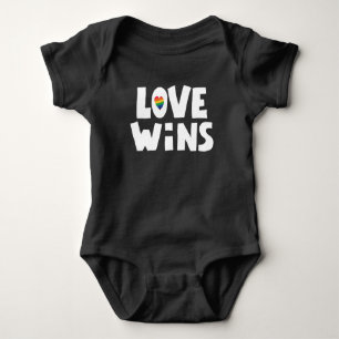 Love Wins Baby Bodysuit