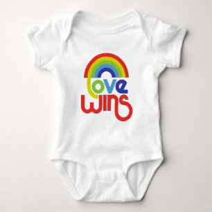 Love Wins Baby Bodysuit