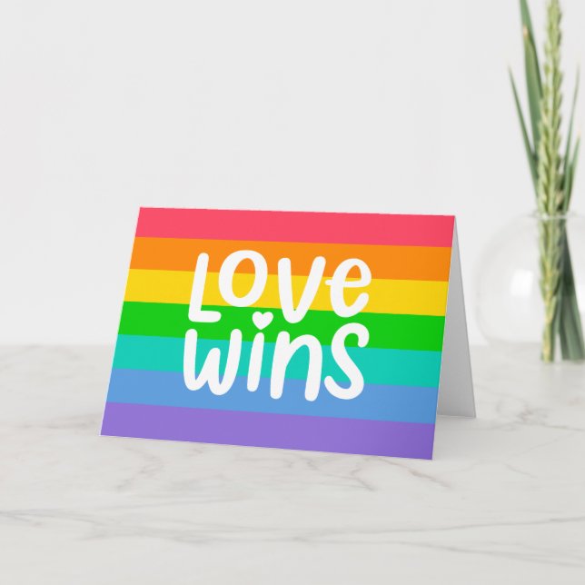Love Wins Card (Front)