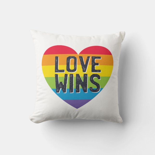 Love Wins Cushion (Front)