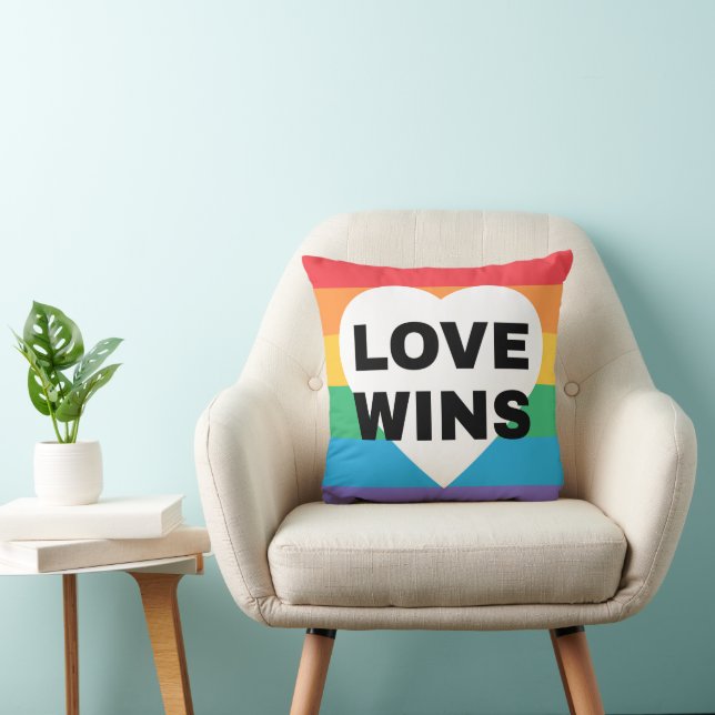 Love Wins | Gay Pride Cushion (Chair)