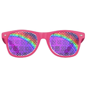 Love Wins Gay Pride LBGQT Rainbow Retro Sunglasses