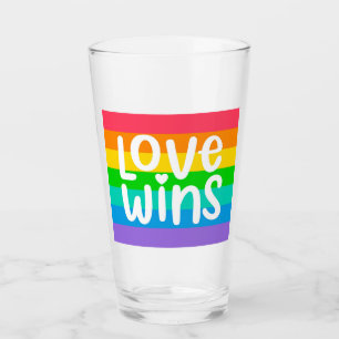 Love Wins Glass