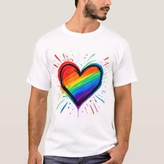 Love Wins Graffiti Heart T-Shirt