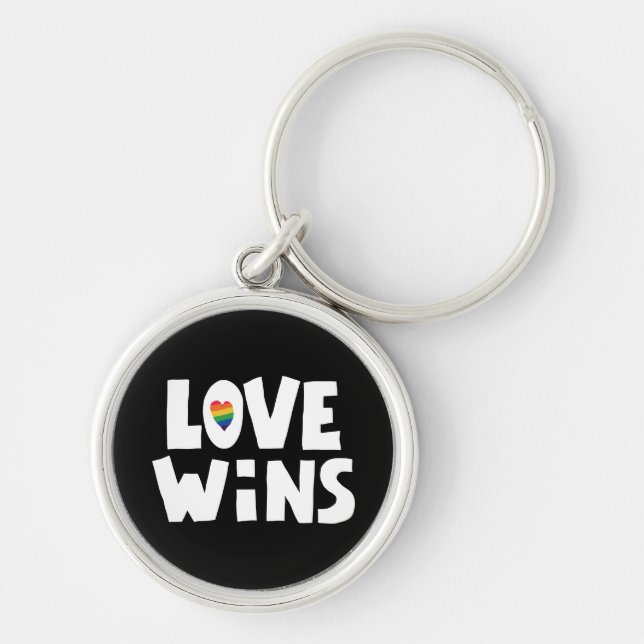 Love Wins Key Ring (Front)
