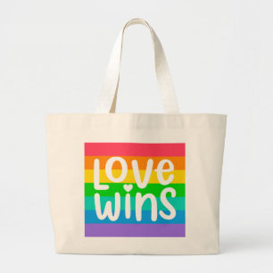 Love Wins Large Tote Bag