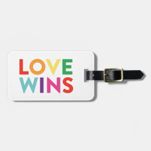 Love Wins Luggage Tag