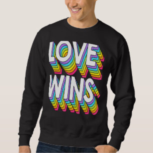 Love Wins Men Women Lgbt Ally Sweatshirt