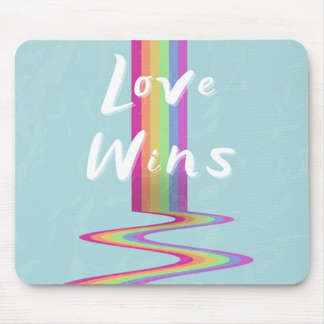 Love Wins Mouse Pad (Front)