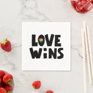 Love Wins Napkin