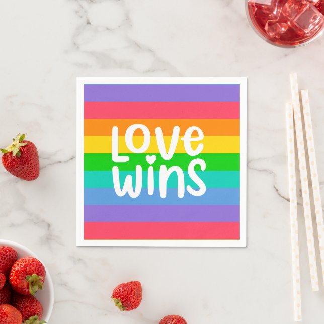 Love Wins Napkin (Insitu)