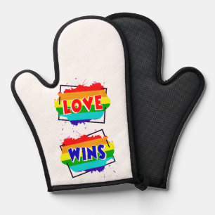 Love Wins Oven Mitt