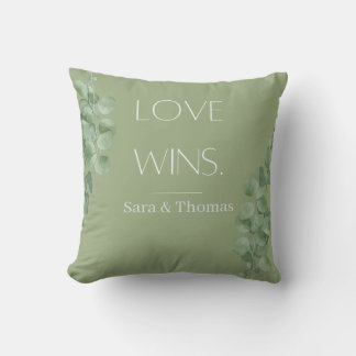 Love Wins Personalised Pillow
