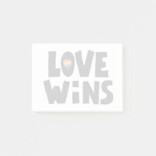 Love Wins Post-it Notes