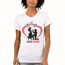 Love Wins – Slim Fit Valentine Tee.