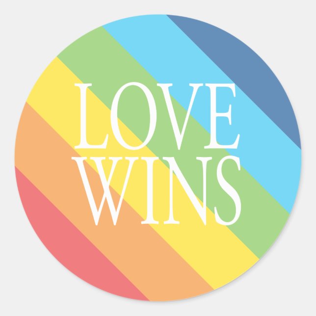 Love Wins Sticker (Front)