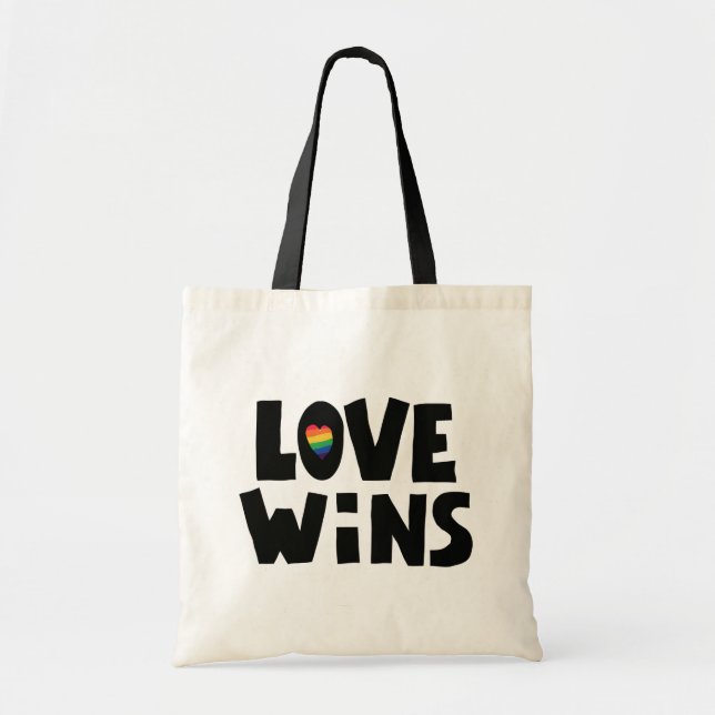 Love Wins Tote Bag (Front)