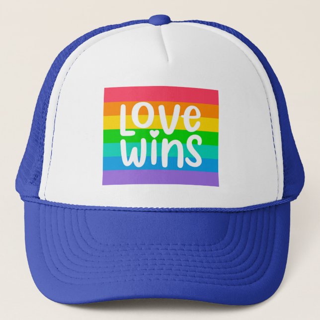 Love Wins Trucker Hat (Front)