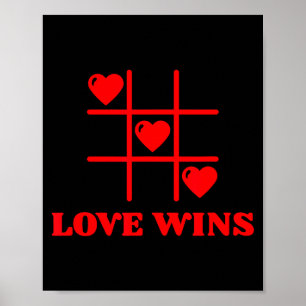 Love Wins Valentines Day Poster