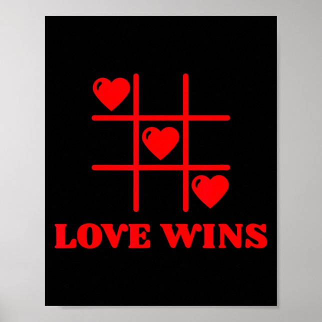 Love Wins Valentines Day  Poster (Front)