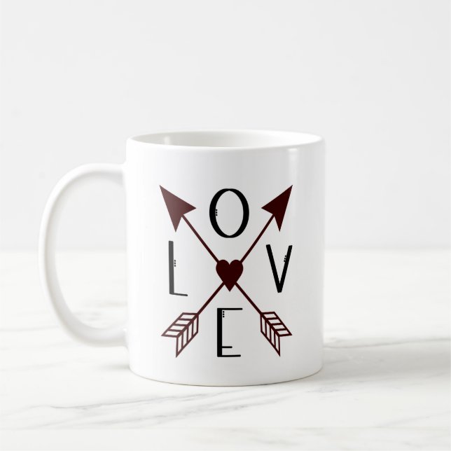 Love with Arrows Mug (Left)