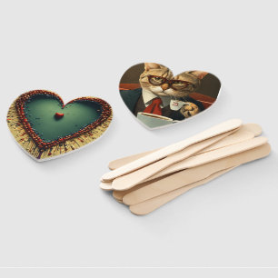 love with cat hand fan