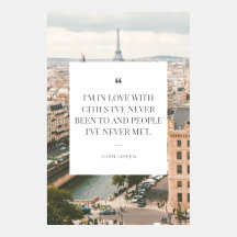 Love with Cities John Green Quote Tumblr Image