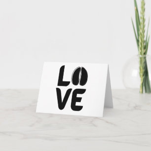Love with Goat and Sheep Hoof - Black BLANK Card