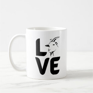 Love with Goat as the O Coffee Mug