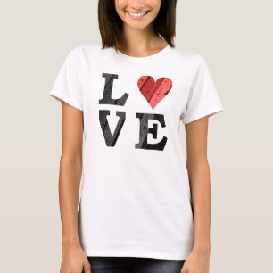 LOVE with Heart T-Shirt