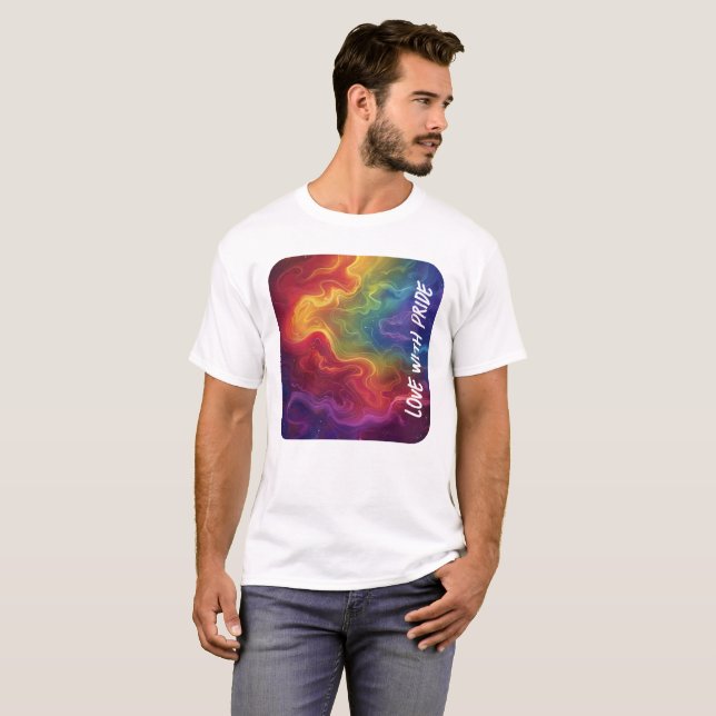 Love with Pride Digital Print T-Shirt (Front Full)