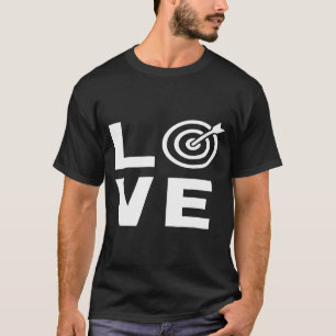 Love With Target Bullseye Archery Archer Light T-Shirt