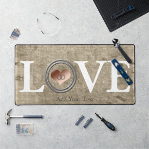 Love-With This Ring by Shirley Taylor Desk Mat