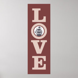 LOVE with YOUR PHOTO custom poster