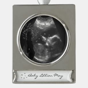 Love Within Silver Plated Banner Ornament