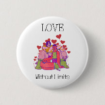 Love Without Limits LGBTQ Buttons