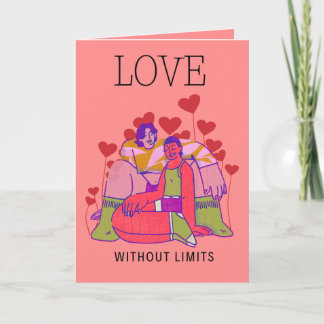 Love Without Limits LGBTQ Valentine's Day Card