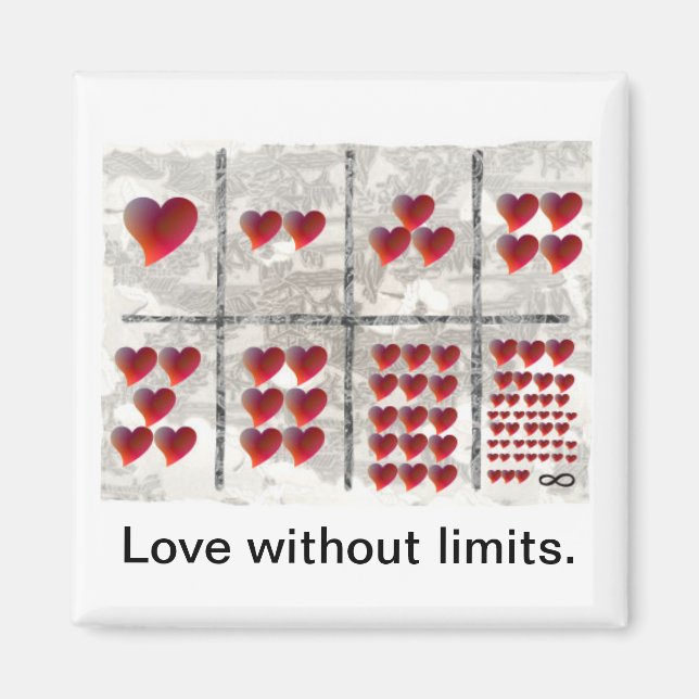 Love without limits magnet (Front)