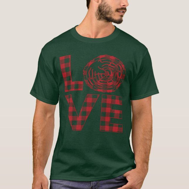 Love Woods Quotes retro T-Shirt (Front)