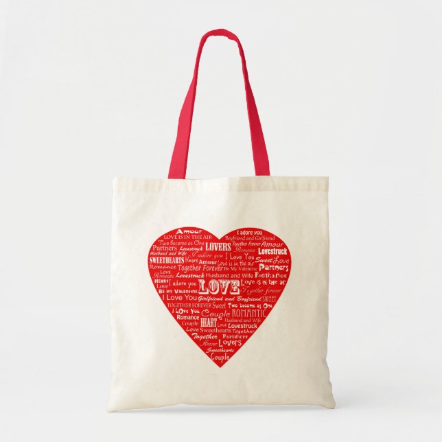 Love word collage bag (Front)