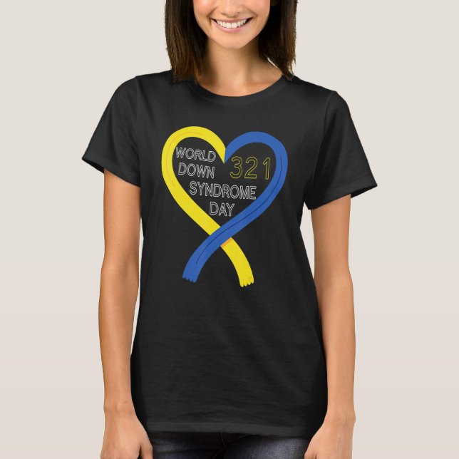 Love World Down Syndrome Awareness Day Love 11 T-Shirt (Front)