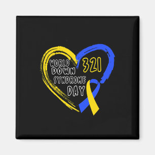 Love World Down Syndrome Awareness Day Love Magnet