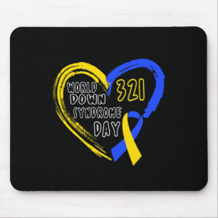 Love World Down Syndrome Awareness Day Love Mouse Pad