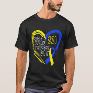 Love World Down Syndrome Awareness Day Love Ribbon T-Shirt